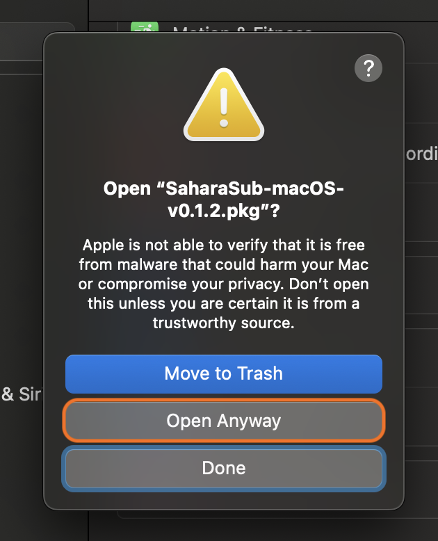 Confirmation Prompt